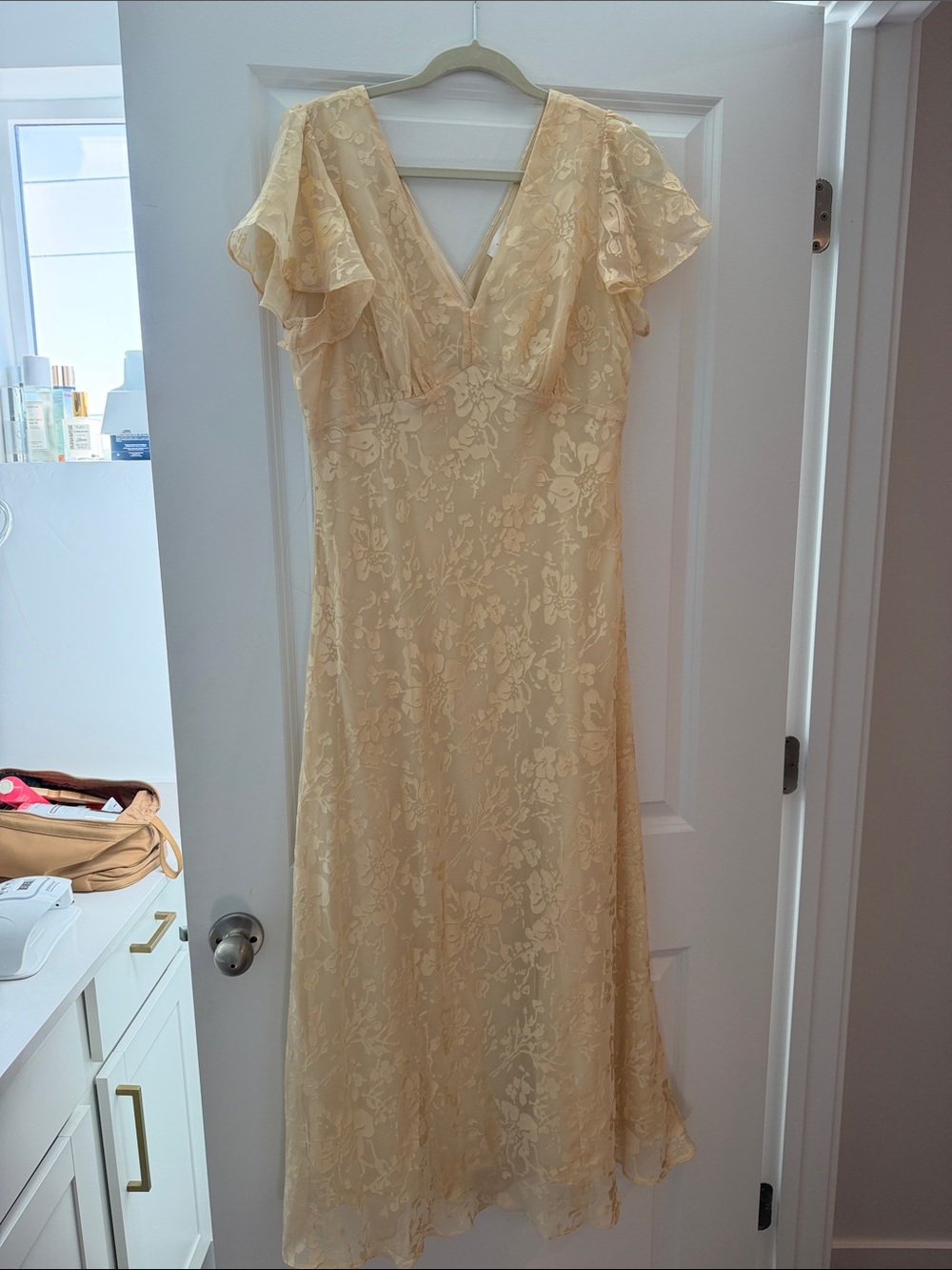 Bohme Ashtin Floral Maxi Dress in yellow